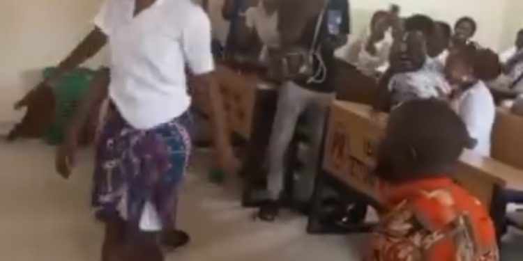 ABSU Lecturer Proposes To Student Inside Class