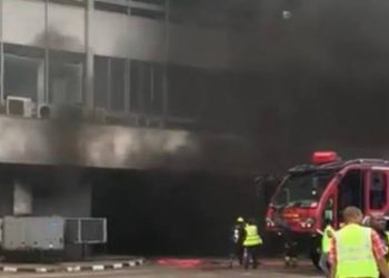 Lagos Airport On Fire