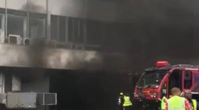 Lagos Airport On Fire