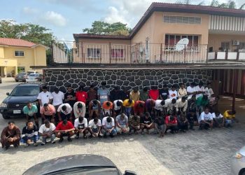 EFCC Announces Arrest Of 45 Yahoo Boys In Lagos