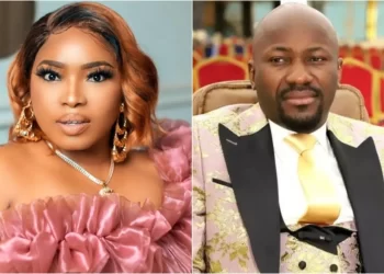 Apostle Suleman and Nollywood actress, Halima Abubakar