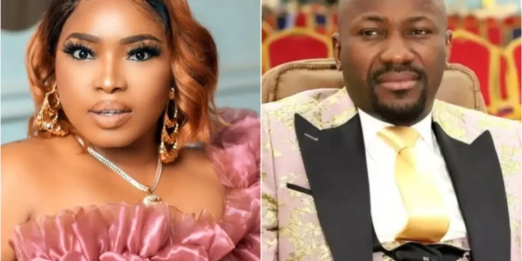 Apostle Suleman and Nollywood actress, Halima Abubakar