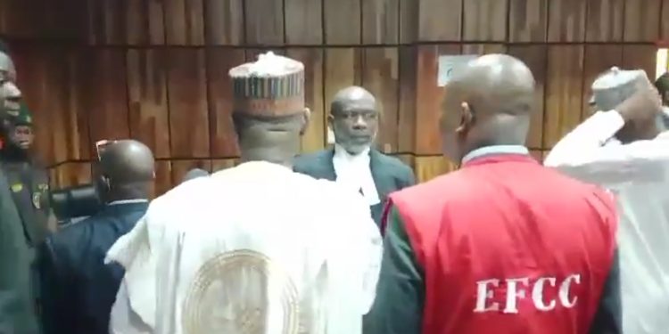 EFCC Arraigns Buhari's Minister, Hadi Sirika And His Daughter