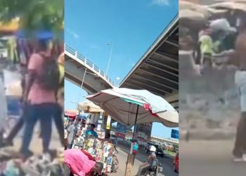 VIDEO: Nigerian And Ivorian Traders Clash In Ghana