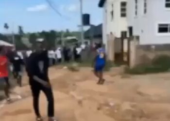 VIDEO: FUOYE Student Caught Raping Colleague On Campus