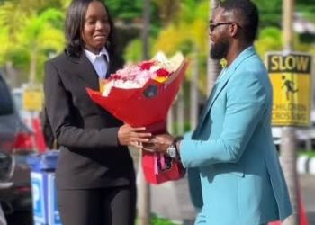 VIDEO: Comedian AY & Estranged Wife, Mabel Makun Reunite For Daughter's Graduation