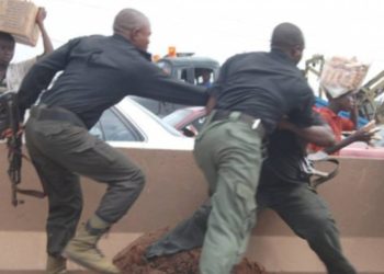 Nigerian Police Officers Fight In Public Over Sex Worker, One Killed