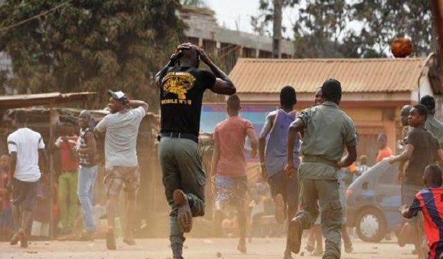 Chaos In Osun As Commercial Drivers Engage Park Management In Gun-battle