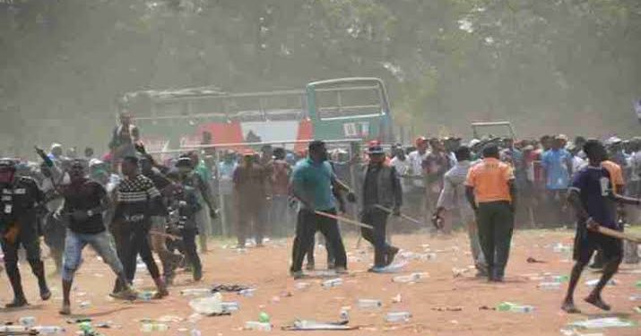 Violence Ongoing At MTN Office In Ibadan