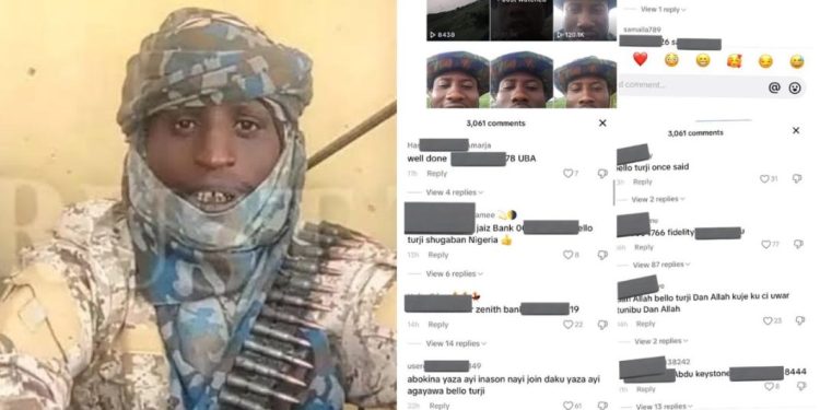 VIDEO: Bandit In Military Uniform Announces Giveaway On Tiktok Over Hunger Protests