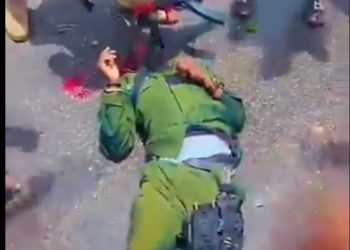 VIDEO: Nigerian Police Officer Mistakenly Kill Colleague While Shooting At Protesters