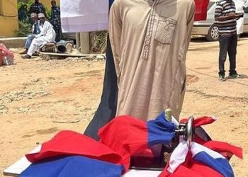 JUST IN: Police Arrest Tailor Producing Russian Flags For Hunger Protesters