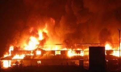 JUST IN: Fire Destroys MTN Booster Station At UI