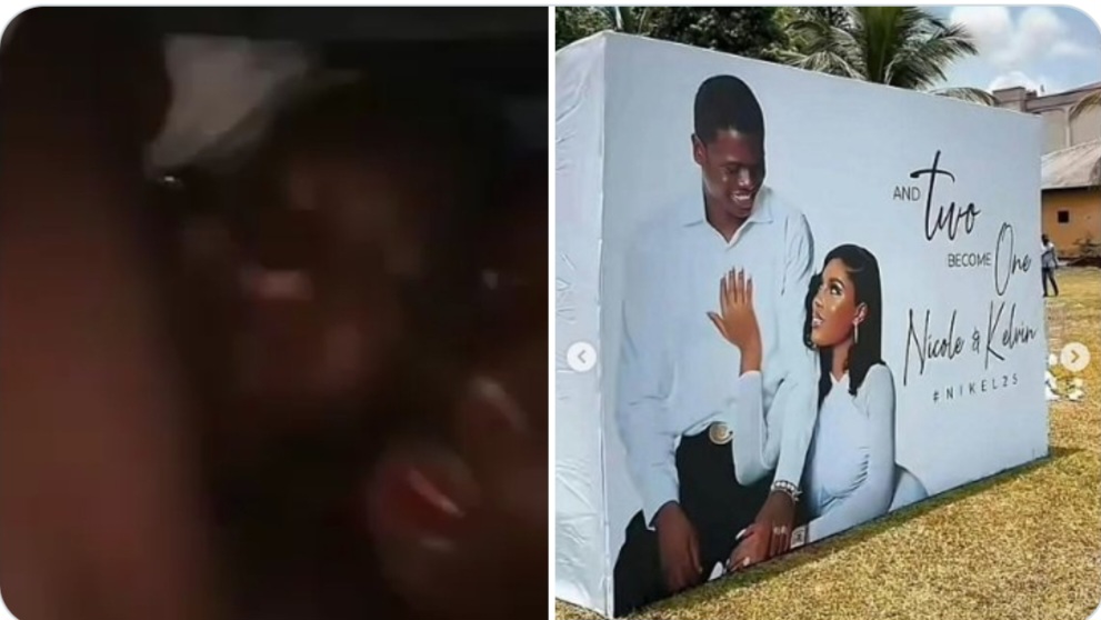 VIDEO: Fairytale Wedding Crashes After Wife Finds $£x Tape Of Best Friend With Hubby